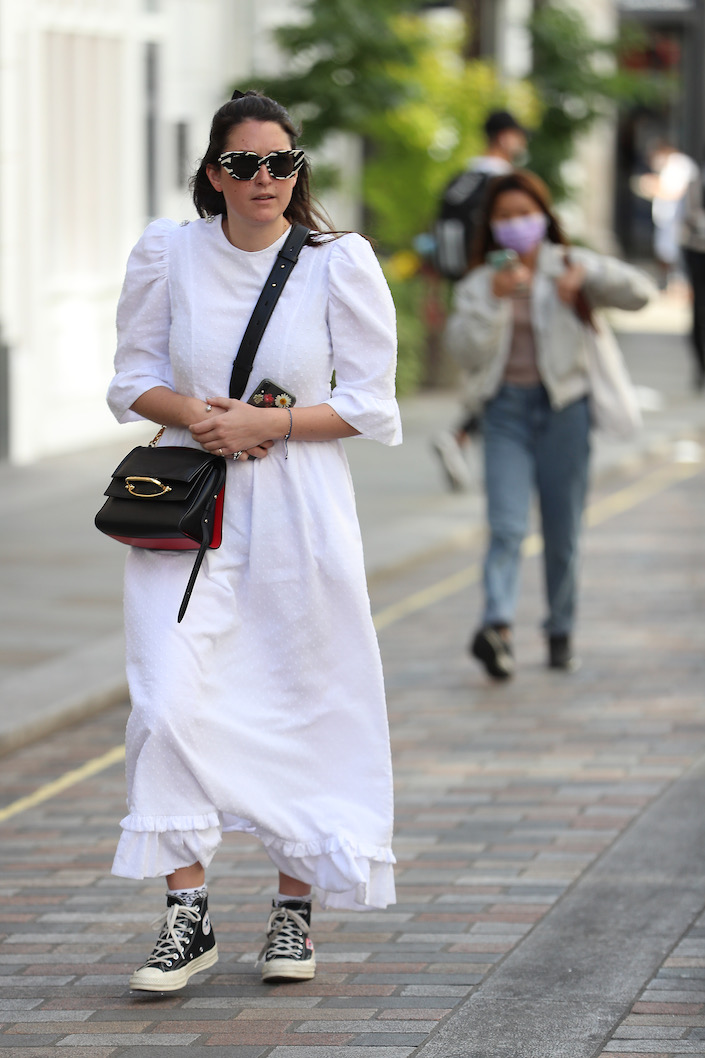 London Fashion Week Spring 2021 Street Style #46