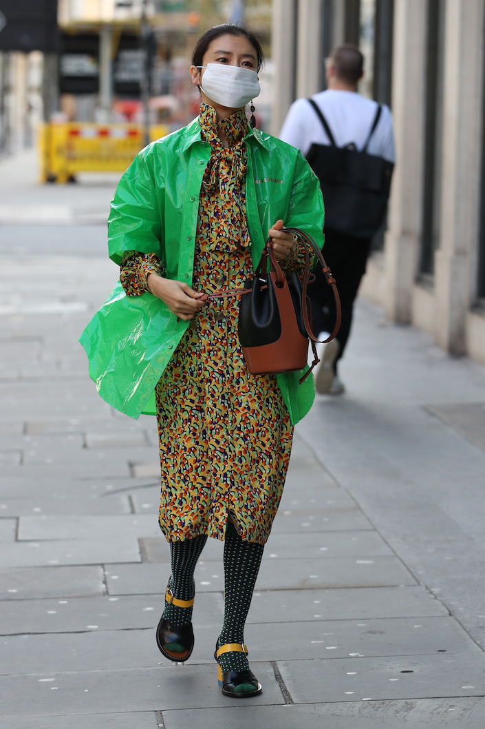 London Fashion Week Spring 2021 Street Style #20