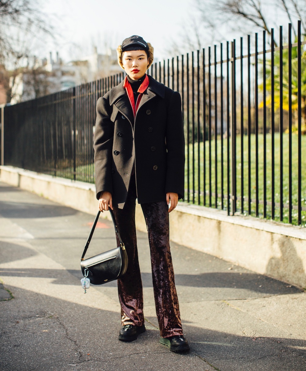 MFW Fall 2021 Street Style #12