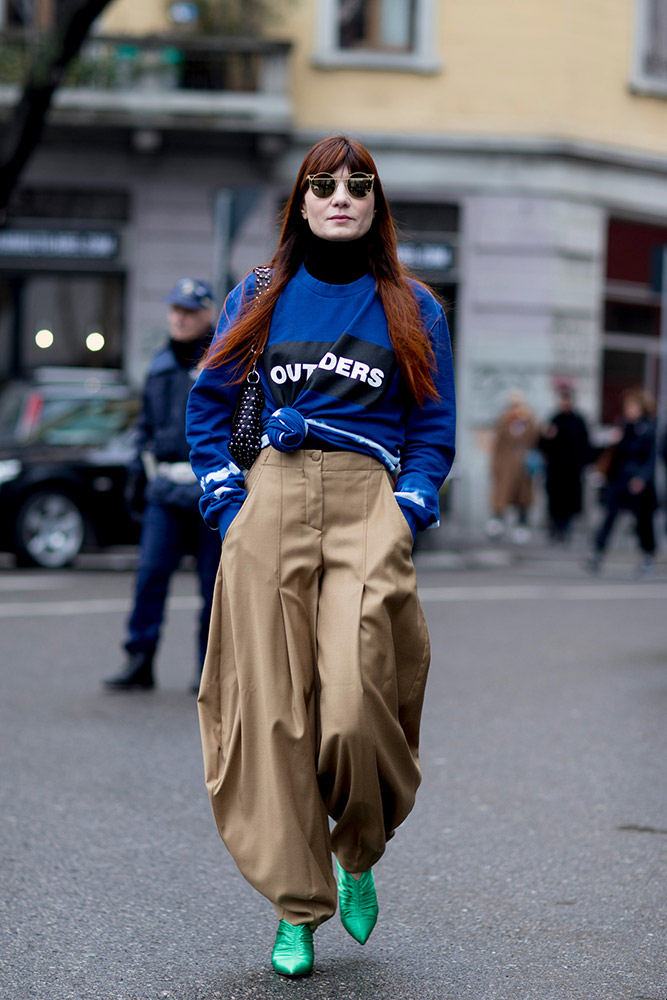 Milan Fashion Week Fall 2018 Street Style #29