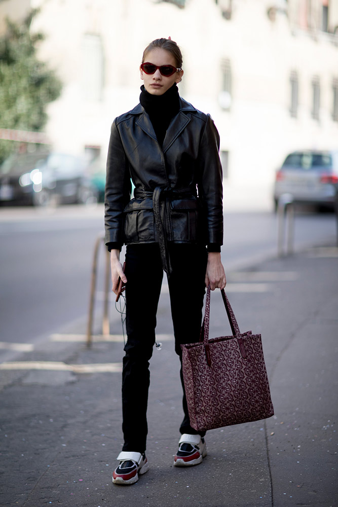 Milan Fashion Week Fall 2018 Street Style #70