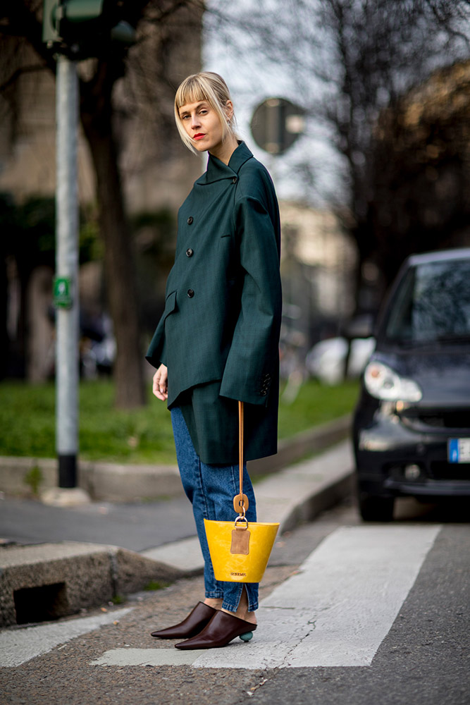 Milan Fashion Week Fall 2018 Street Style #92