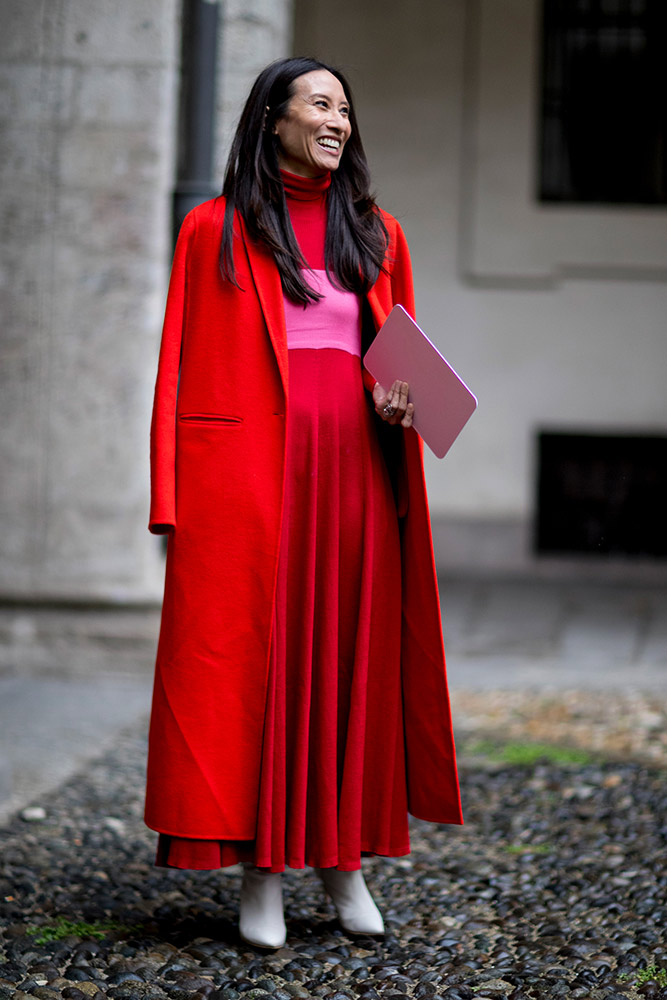 Milan Fashion Week Fall 2018 Street Style #63