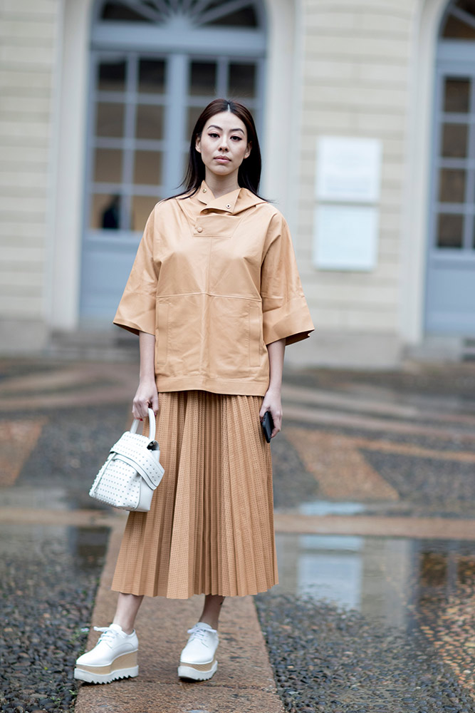 Milan Fashion Week Fall 2018 Street Style #22