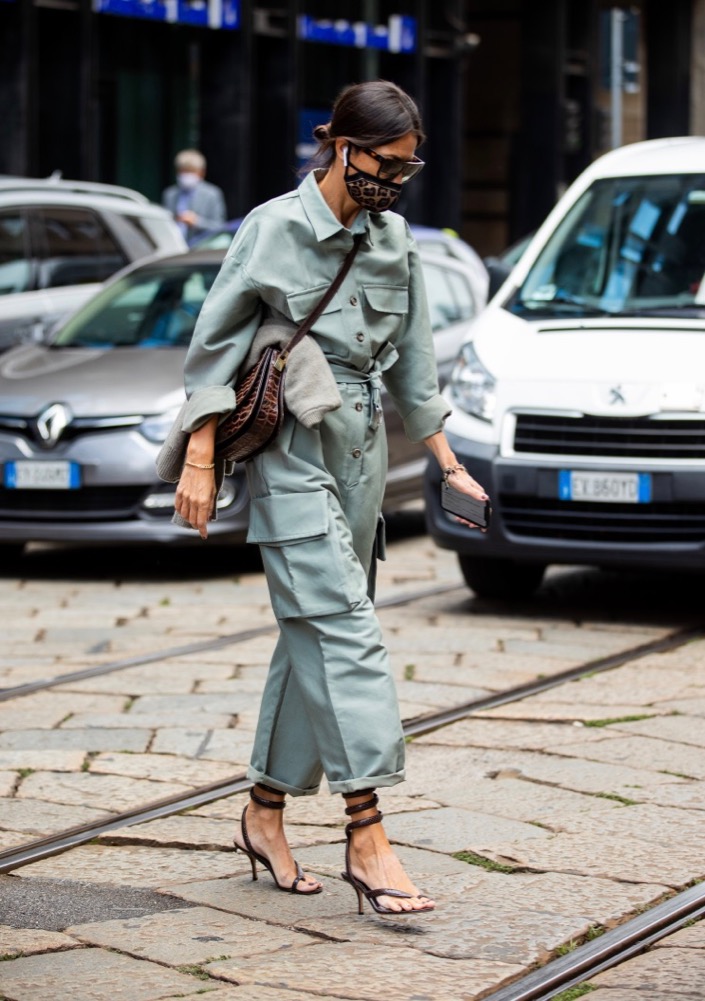 Milan Fashion Week Spring 2021 Street Style #44