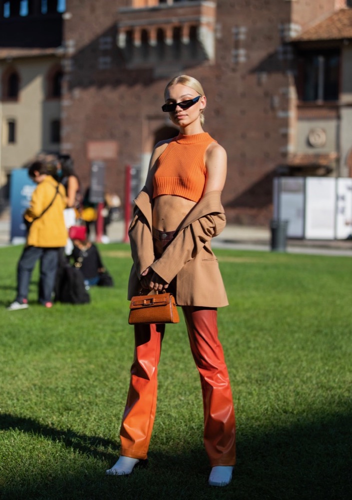 Milan Fashion Week Spring 2021 Street Style #58