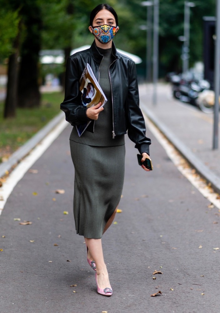 Milan Fashion Week Spring 2021 Street Style #96