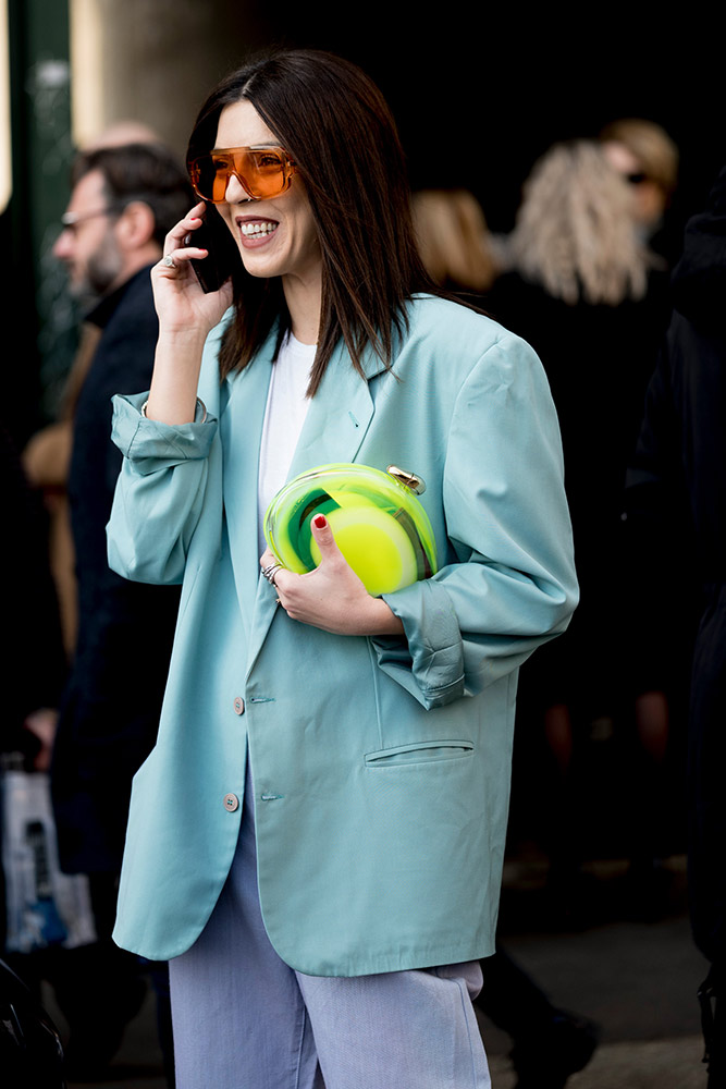 Milan Fashion Week Street Style Fall 2019 #59