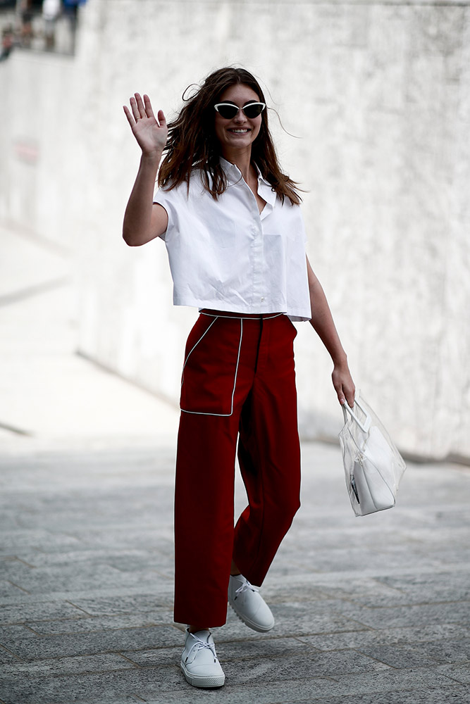 Milan Fashion Week Street Style Spring 2019 #55