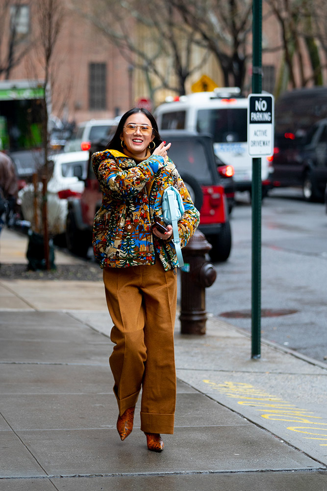 New York Fashion Week Street Style Fall 2020 #47