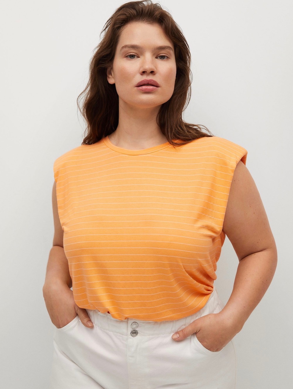 Padded Shoulder Tops #2