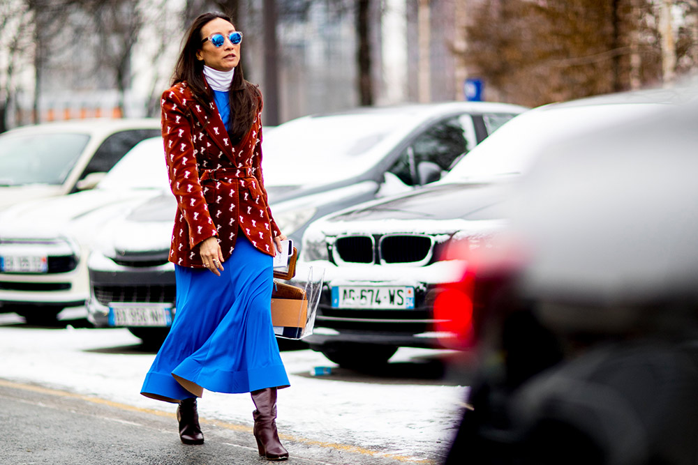 Paris Fashion Week Fall 2018 Street Style #56