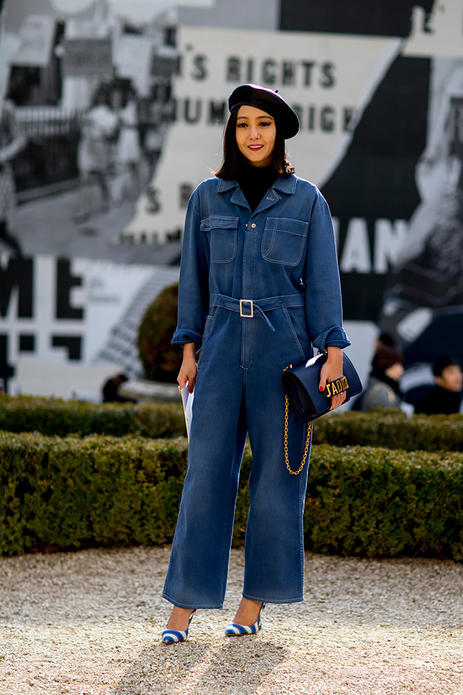 Paris Fashion Week Fall 2018 Street Style #90