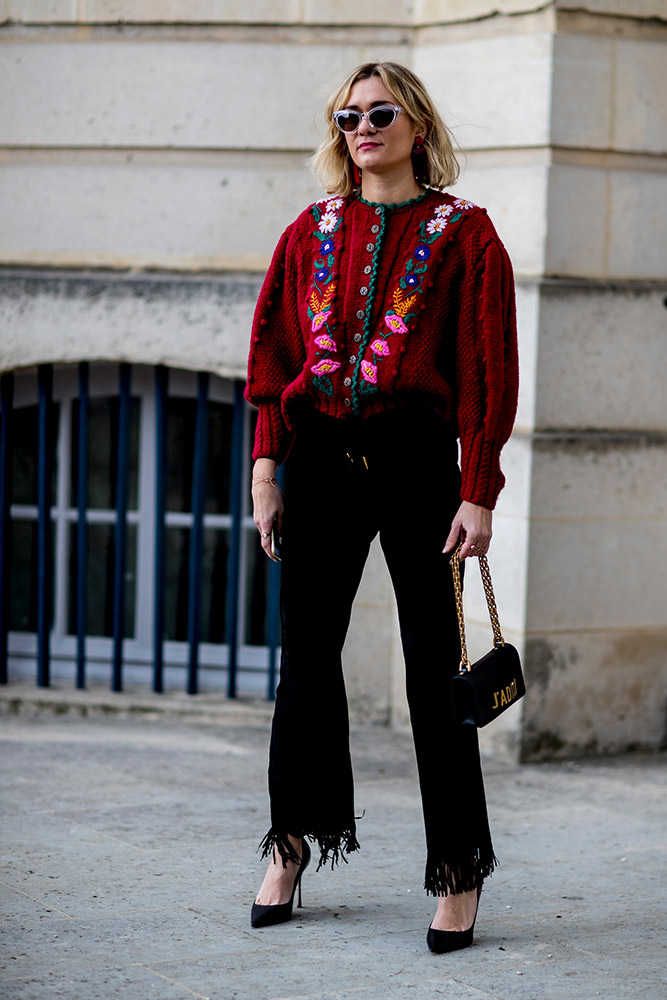 Paris Fashion Week Fall 2018 Street Style #91