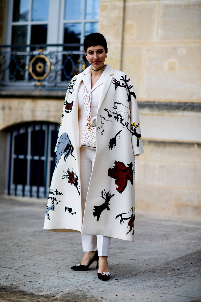 Paris Fashion Week Fall 2018 Street Style #92