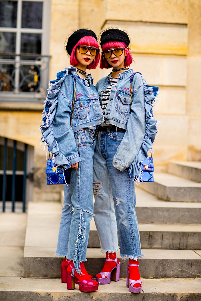 Paris Fashion Week Fall 2018 Street Style #95