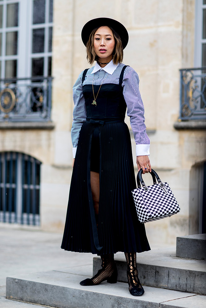 Paris Fashion Week Fall 2018 Street Style #96