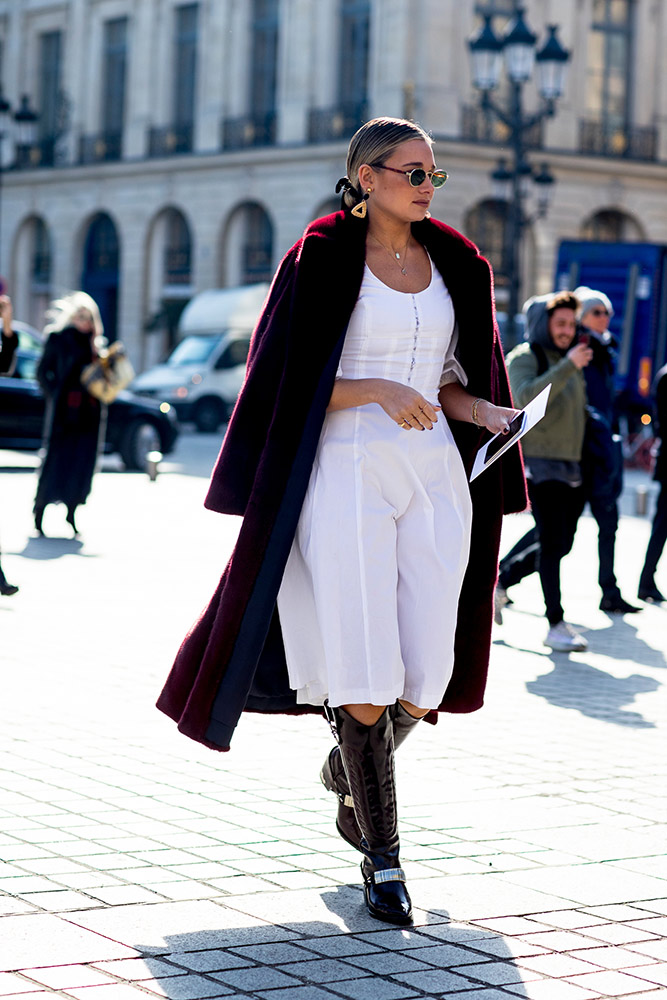 Paris Fashion Week Fall 2018 Street Style #80