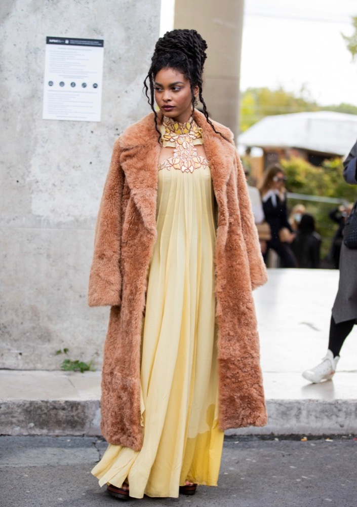 Paris Fashion Week Spring 2021 Street Style #60