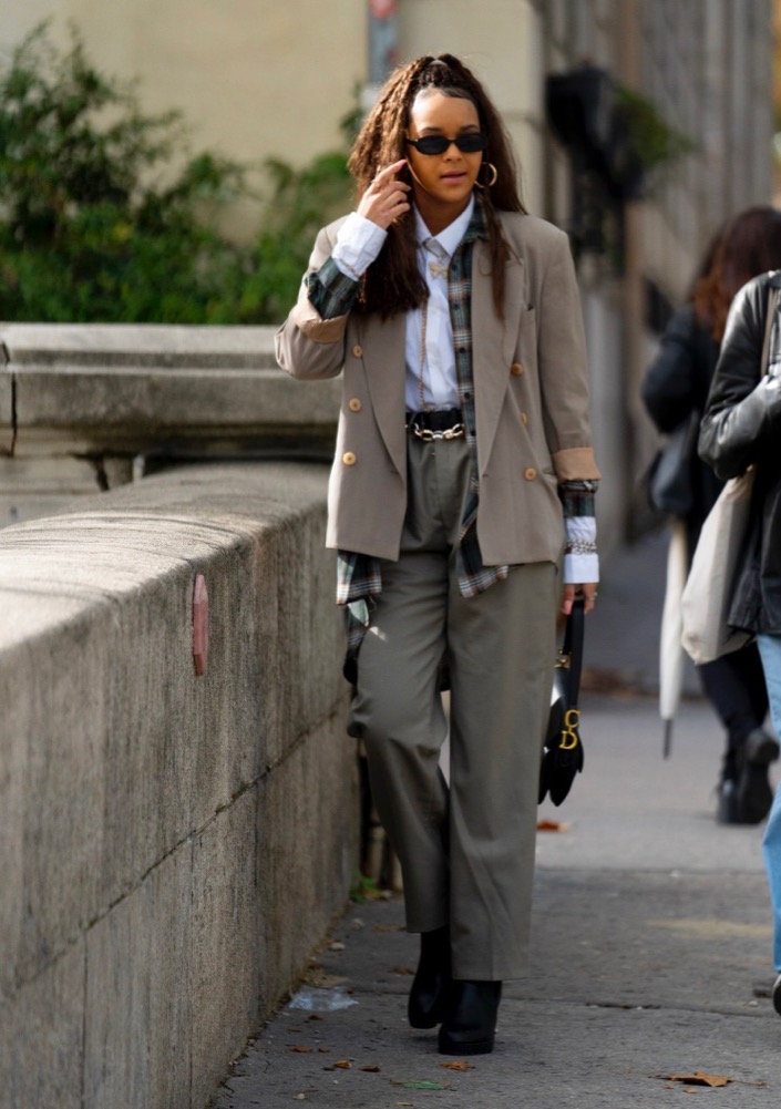 Paris Fashion Week Spring 2021 Street Style #51