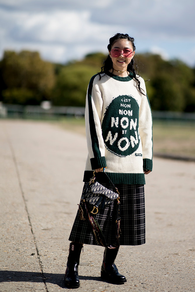 Paris Fashion Week Street Style Spring 2019 #1