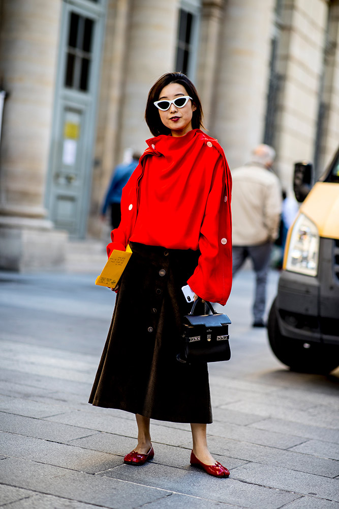 Paris Fashion Week Street Style Spring 2019 #30