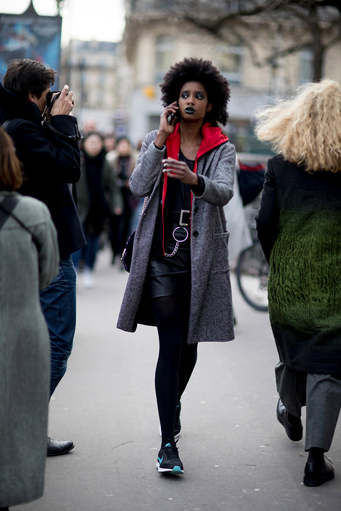 Paris Haute Couture Spring 2018 Street Style #11