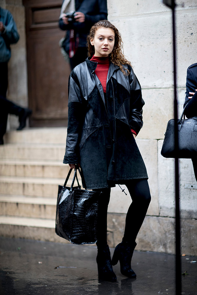 Paris Haute Couture Spring 2018 Street Style #17