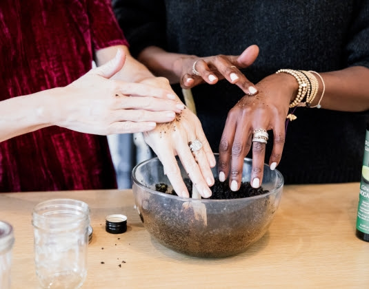 Coffee-Based Exfoliator (Makes Enough for Multiple Uses)