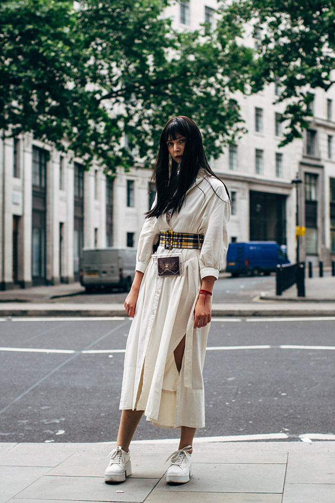 The Women of Men's Fashion Week Street Style, Spring 2019 #7