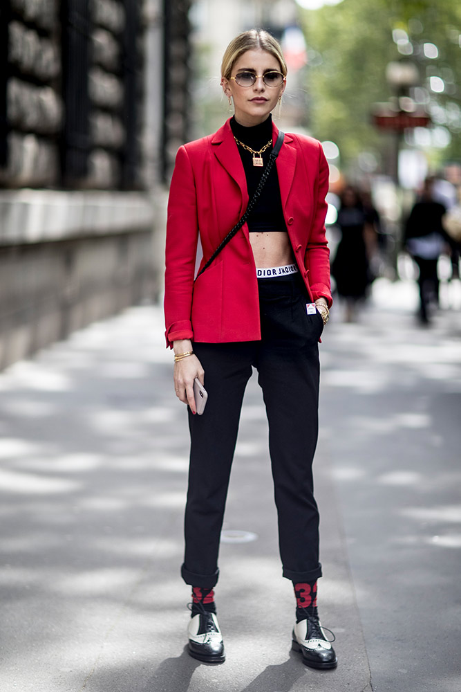 The Women of Men's Fashion Week Street Style, Spring 2019 #78