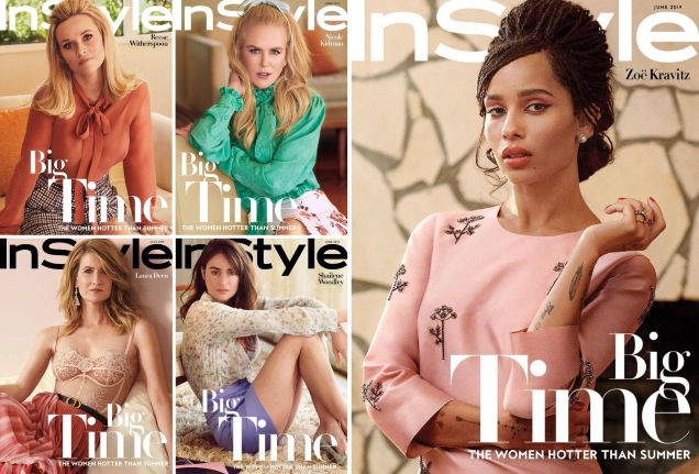 HIT: InStyle June 2019 The Cast of Big Little Lies by Pamela Hanson